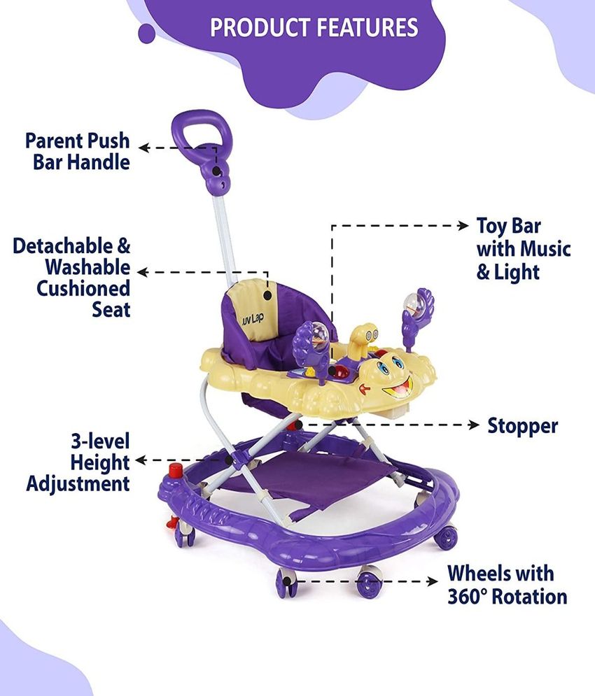 Sunshine Baby Walker, Purple
