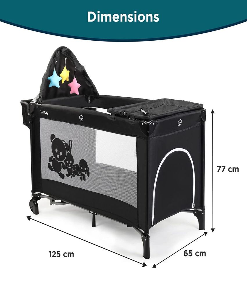 Wonderjoy Baby Playpen Playard  Brown and Green 