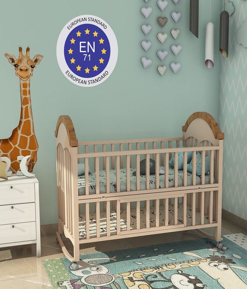 C 70 Baby Wooden Cot, without mattress