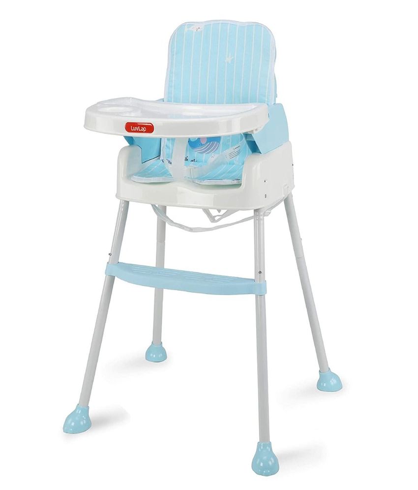 4 in 1 Convertible Baby High Chair, Blue 